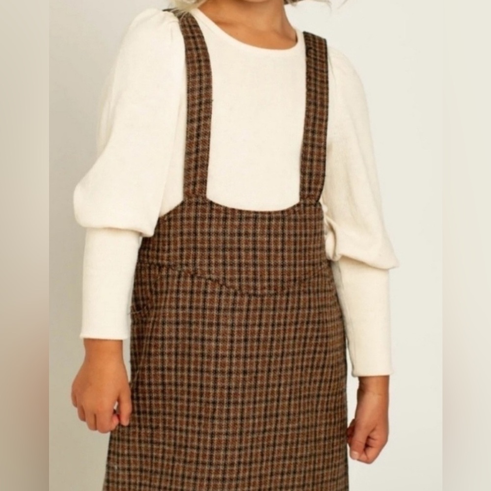 Mia Joy by Joyfolie Yessica Brown Tweed Jumper - NWT - Size 7